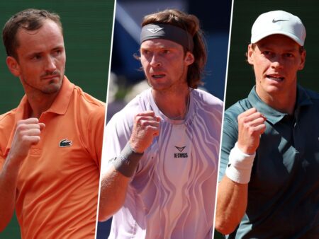 Мадридская сетка: Синнер и Медведев в разных половинах, Рублёв — в аду