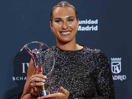 Соболенко получила Laureus перед мадридским турниром