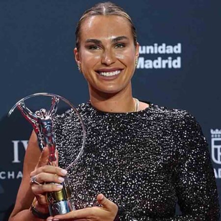 Соболенко получила Laureus перед мадридским турниром